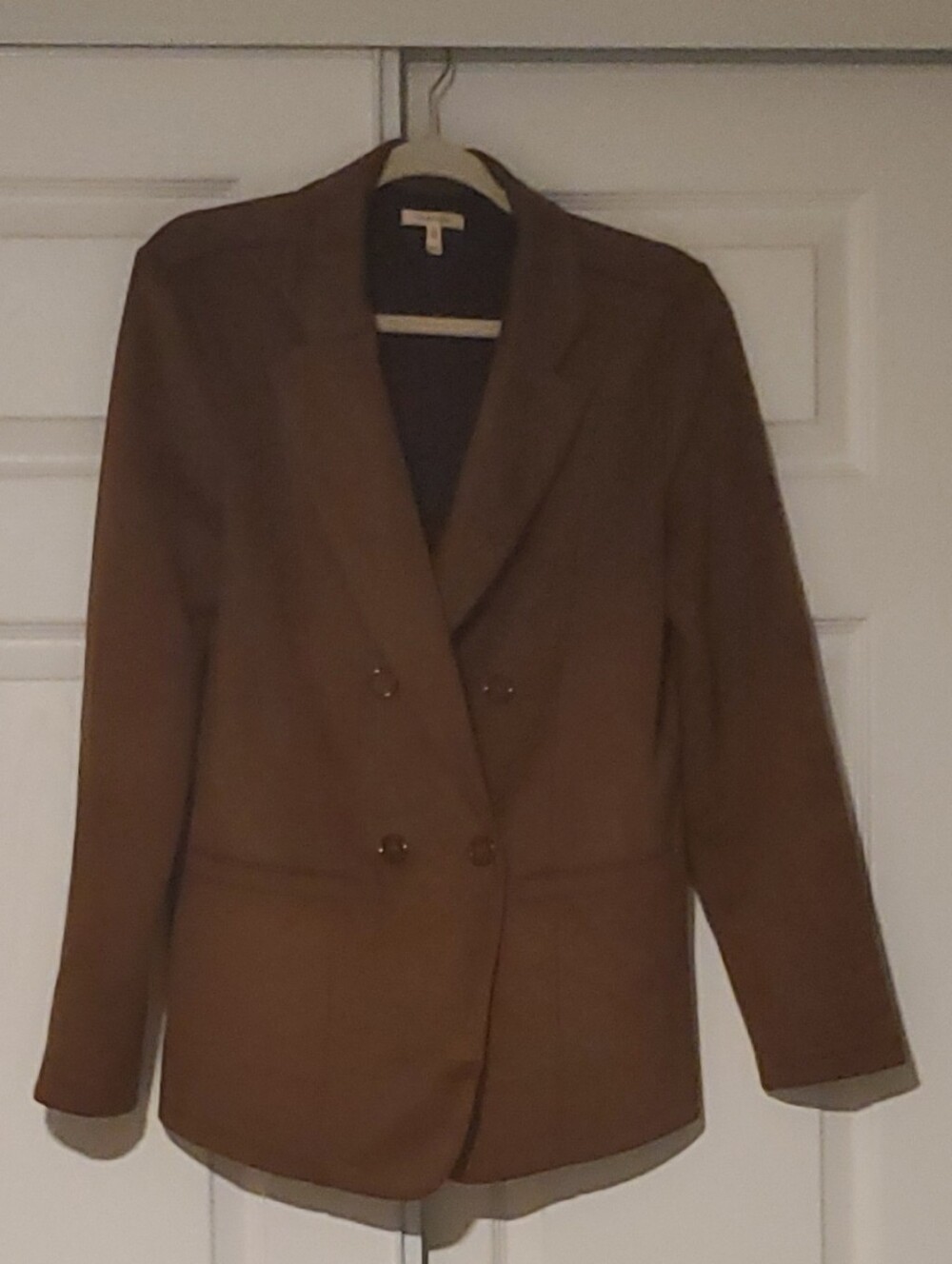Maurices Women's Chestnut Brown Double-Breasted Blazer
